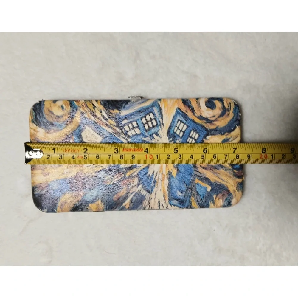 Doctor Who Van Gogh Exploding‎ TARDIS Vinyl Ladies Clutch Wallet